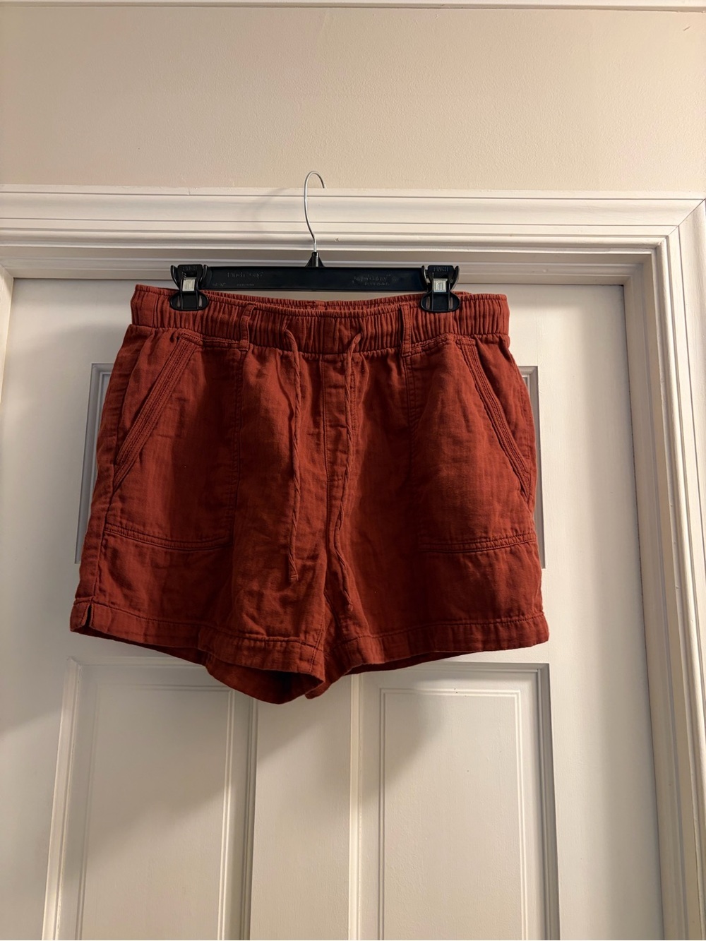 Old Navy Women's Rust-Colored Drawstring Utility Shorts